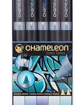 Chameleon 5-Pen Blue Tones Set on Sale