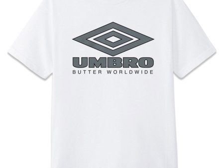 UMBRO Diamond Logo Tee - White on Sale