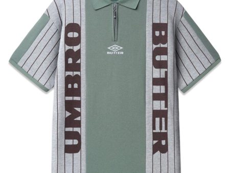 UMBRO S S Polo Shirt - Sage Online