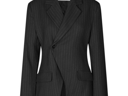 Clyde Blazer - Black Pinstripe Cheap