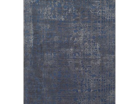 Aesop Asp-2320 Chenille-polyester Dark Blue Rug in Various Sizes Fashion