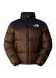 96 Retro Nuptse Jacket - Smokey Brown   Black Online Sale