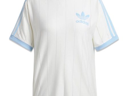 3 STRIPE TEE - Off White on Sale