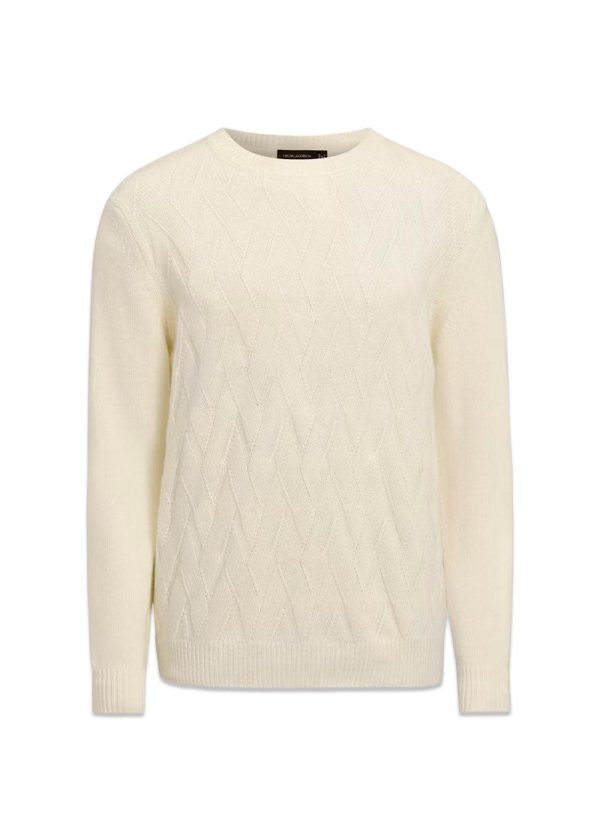 Aston Roundneck - White Shell on Sale