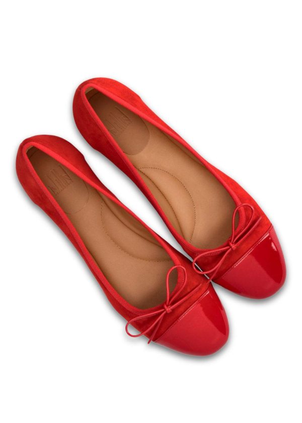 A6021 - Red Patent Suede 259 Cheap