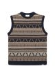 CONE JACQUARD VEST - Navy Fashion