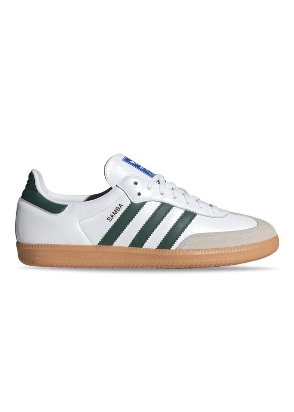 SAMBA OG - Cloud White   Collegiate Green   Gum Cheap