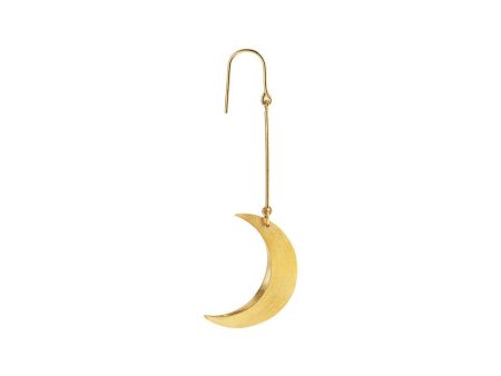 Half Moon Earring - Gold-Plated Silver Online Hot Sale