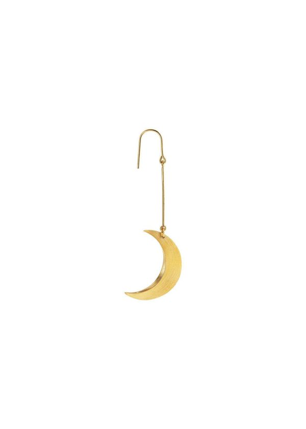 Half Moon Earring - Gold-Plated Silver Online Hot Sale