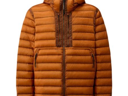 D.D. SHELL GOGGLE DOWN JACKET - Bombay Brown Cheap