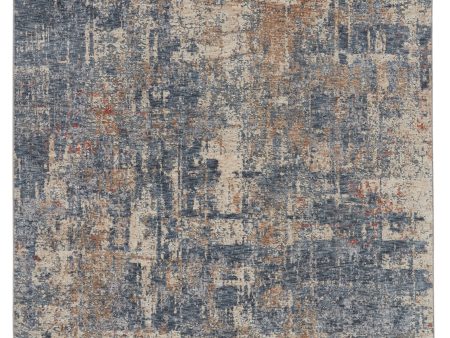 Raveen Temecula Power Loomed Blue Area Rug Discount