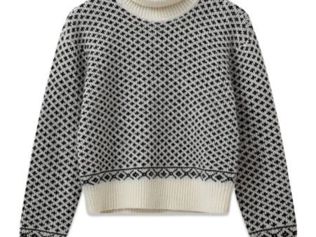 Verbier Knit Sweater - Argyle Knit Artwor Online now