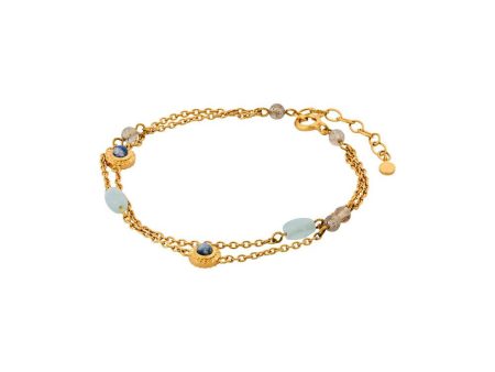 Autumn Sky Bracelet Adj. 16-19 cm - Gold For Sale