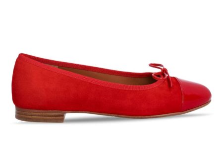 A6021 - Red Patent Suede 259 Cheap