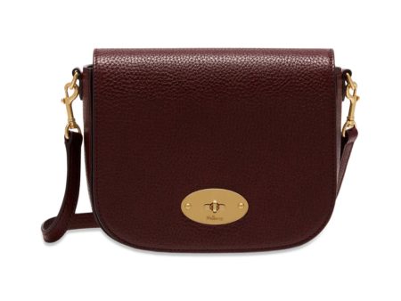 Small Darley Satchel Small Classic Grain - Black Cherry Hot on Sale