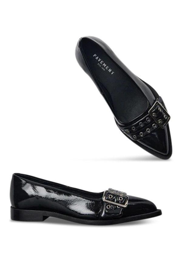 Saso Low - Black Patent Hot on Sale