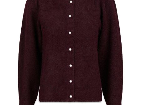 Nuna Knit Cardigan - Wine For Sale