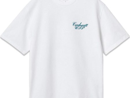 W S S Exchange T-Shirt - White   Blue Discount