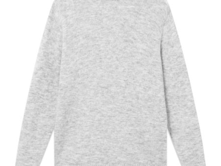 ALPINE KNIT - Light Grey Melange Sale