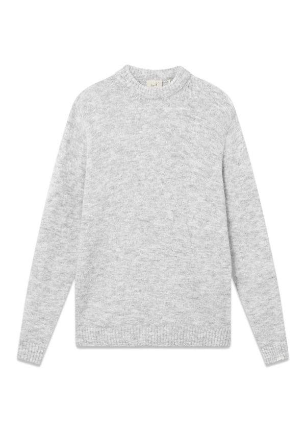 ALPINE KNIT - Light Grey Melange Sale