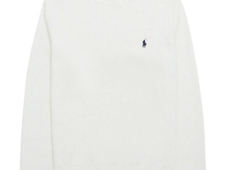 Crewneck knitwear - White on Sale