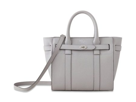 Mini Zipped Bayswater Micro Classic Grai - Pale Grey Discount