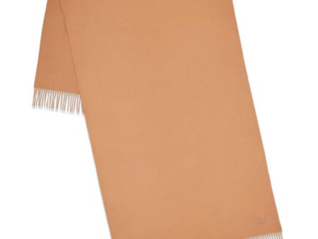 Solid Merino Wool Scarf - Camel Cheap