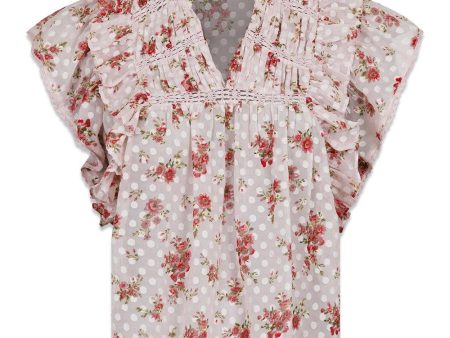 Jayla Dreamy Rose Top - Rose Online Sale