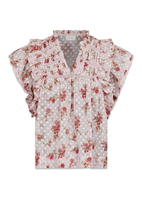 Jayla Dreamy Rose Top - Rose Online Sale