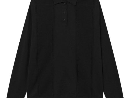 ASTERN LONGSLEEVE KNIT - Black For Discount