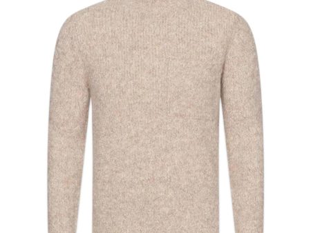 Simar Turtleneck - Beige Melange Hot on Sale