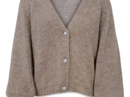 BCPEARL knit cardigan - Sand Sale