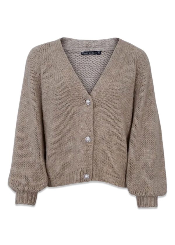 BCPEARL knit cardigan - Sand Sale